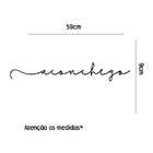 Adesivo De Parede Aconchego Medida: 59 X 9 Cm