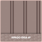 Adesivo De Parede Adesivo Ripado Rose Liso Personalizado