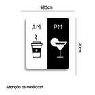 Adesivo De Parede Am / Pm
