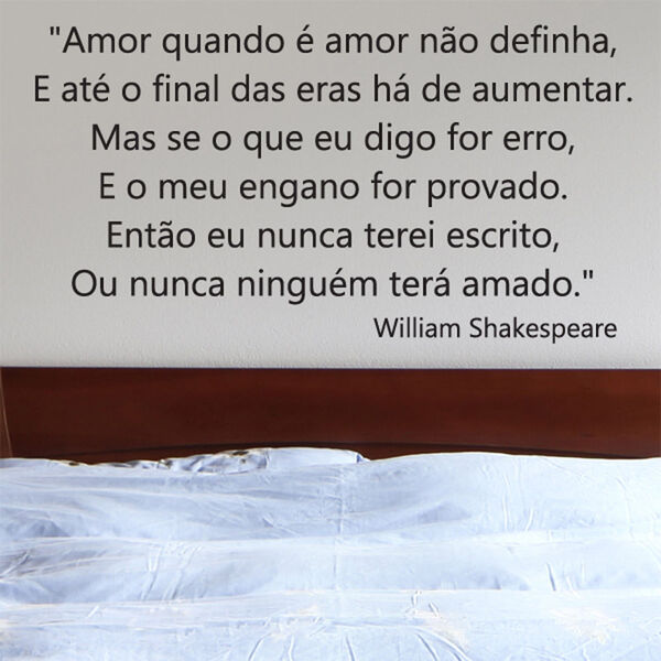 Adesivo De Parede - Amor Quando É Amor - 023frg