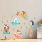 Adesivo De Parede Animais Viajantes