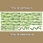 Adesivo De Parede Arranjo De Bambu