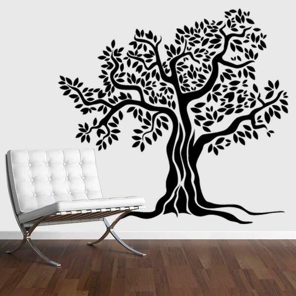 Adesivo De Parede Árvore Antiga-m 58x54cm