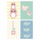 Adesivo De Parede Arvore Coruja Baby E Placas Decorativas Kit