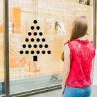 Adesivo De Parede Árvore De Natal Bolinhas Minimalista Decora