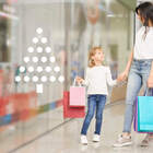 Adesivo De Parede Árvore De Natal Bolinhas Minimalista Decora