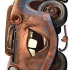 Adesivo De Parede - Auto Colante - Carros 3 Mater Gigante - 4