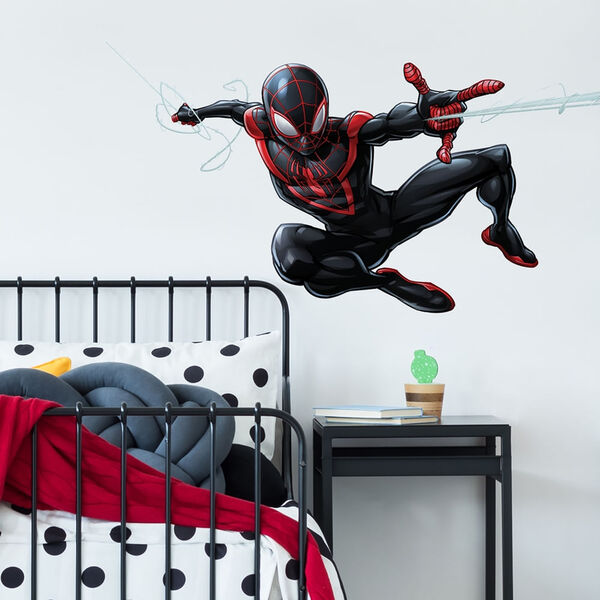 Adesivo De Parede - Auto Colante - Homem-aranha Miles Morales