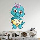 Adesivo De Parede Baby Brotossauro-es 85x102cm