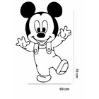 Adesivo De Parede Baby Mickey Medidas:70 X 50 Cm