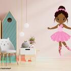 Adesivo De Parede Bailarina - Mod01 Adesivo De Parede Bailari