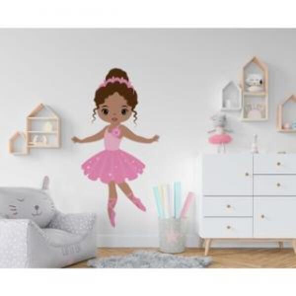 Adesivo De Parede Bailarina Mod20 Medidas:33 X 60 Cm