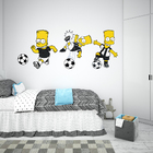 Adesivo De Parede Bart Jogador