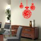 Adesivo De Parede Bolas De Natal 3-eg 85x100cm