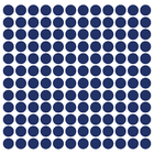 Adesivo De Parede Bolinhas Azul Royal 144un