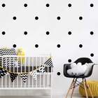 Adesivo De Parede Bolinhas-en 100 Bolinhas De 8cm