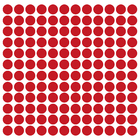 Adesivo De Parede Bolinhas Vermelhas 144un