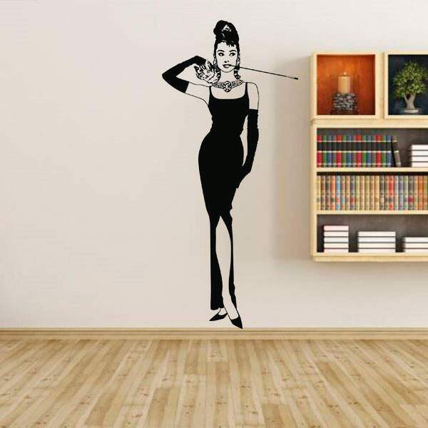 Adesivo De Parede Bonequinha De Luxo 1-g 50x113cm