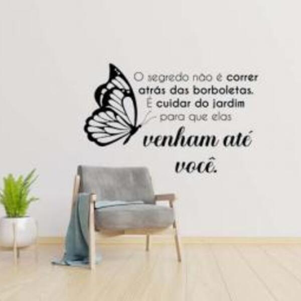 Adesivo De Parede Borboleta  *atenção As Medidas* Medida: 50