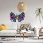 Adesivo De Parede Borboleta Mandala-es 85x120cm