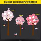 Adesivo De Parede Bosque Coruja