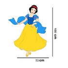 Adesivo De Parede Branca De Neve Mod01 Medidas:73 X 100 Cm