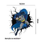 Adesivo De Parede Buraco Falso Batman Medida: 53 X 60 Cm
