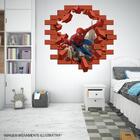 Adesivo De Parede Buraco Falso Homem Aranha Medida: 50 X 46 Cm
