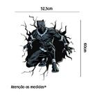 Adesivo De Parede Buraco Falso Pantera Negra Medida: 53 X 60