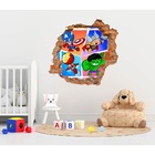 Adesivo De Parede Buraco Falso Super-heróis Mod 2