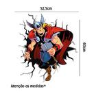 Adesivo De Parede Buraco Falso Thor Medida: 53 X 60 Cm