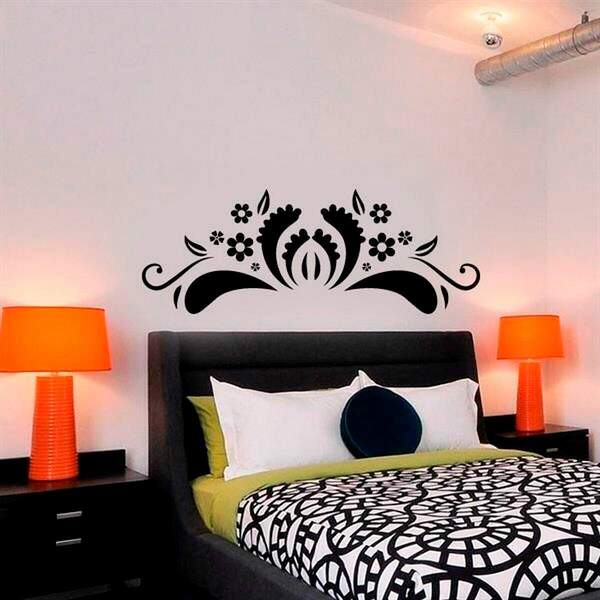 Adesivo De Parede Cabeceira Mod. 33-m 135x50cm