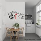 Adesivo De Parede Cantinho Do Café - Mod01 Preto