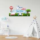 Adesivo De Parede Carros E Sinalizações Mod01 Medida:50 X 30