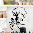 Adesivo De Parede Chefe De Cozinha-eg 75x100cm