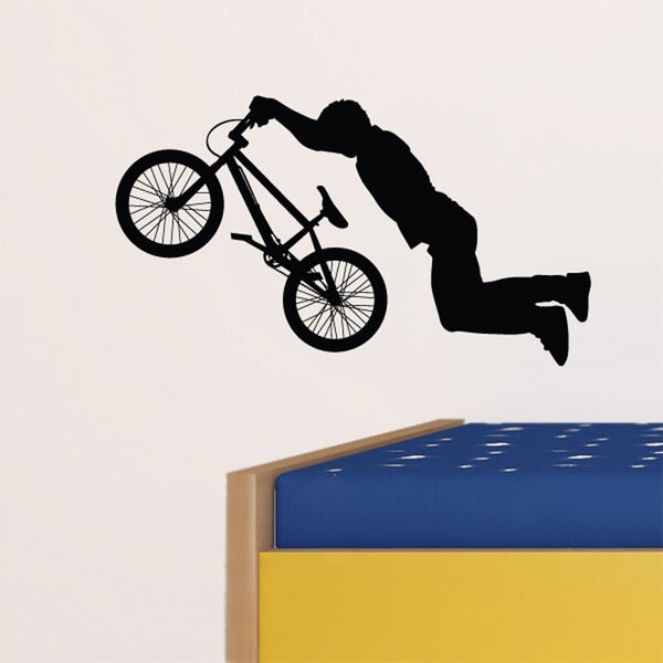Adesivo De Parede - Ciclista - Bmx - 002esg