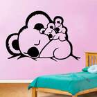 Adesivo De Parede Coala E Filhotes-gig 118x80cm