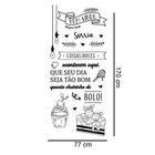 Adesivo De Parede Confeitaria Medida Maior *atenção A Medida*