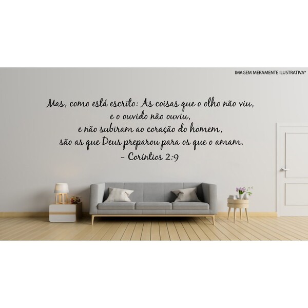 Adesivo De Parede Coríntios 2:9