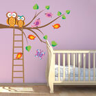 Adesivo De Parede - Corujas E Galho - 217ing