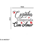 Adesivo De Parede Cozinha Temperada  50 X 39 Cm