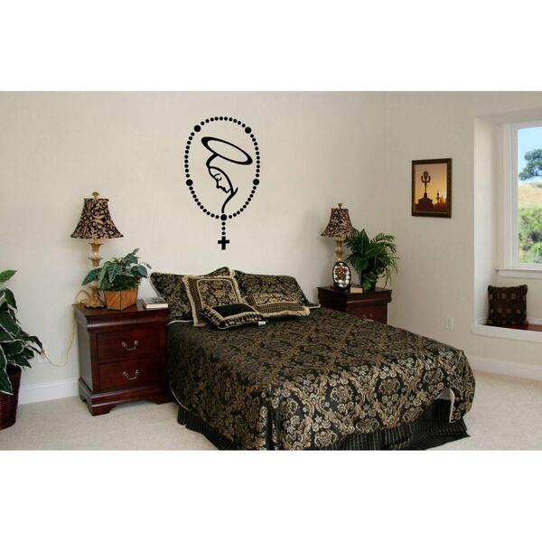 Adesivo De Parede Decoração Terço Nossa Senhora Aparecida