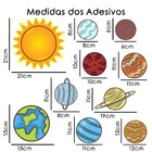 Adesivo De Parede Decorativo Astronauta Estrelas Planetas P