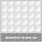 Adesivo De Parede Decorativo Cozinha Efeito 3d Geométrico 3m