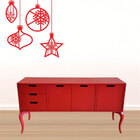 Adesivo De Parede Decorativo Enfeite De Natal-g 57x60cm