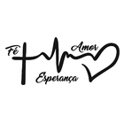 Adesivo De Parede Decorativo Frase Fé Amor Esperança