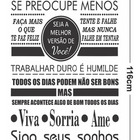 Adesivo De Parede Decorativo Frase Motivacional Ria Mais - Br