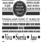 Adesivo De Parede Decorativo Frase Motivacional Ria Mais - Br