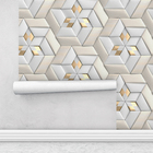 Adesivo De Parede Decorativo Geométrico Efeito 3d Capitonê