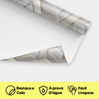 Adesivo De Parede Decorativo Geométrico Efeito 3d Capitonê